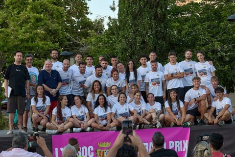 El equipo de L'Arboç para el Grand Prix