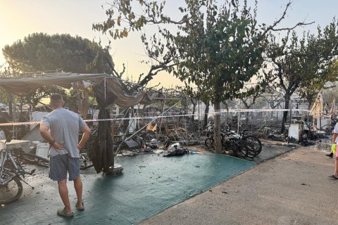 Fuego camping