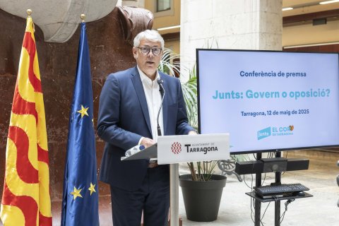 Jordi Sendra, en una imagen en el Pati Jaume I