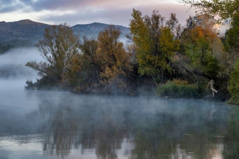 El riu Ebre, columna vertebral de la Reserva de la Biosfera de les Terres de l
