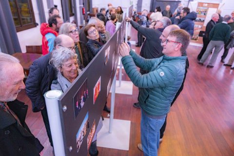 La inauguración de la muestra ‘El Fènix, 150 anys. Celebrant el passat, construint el futur’, este 20 de enero.