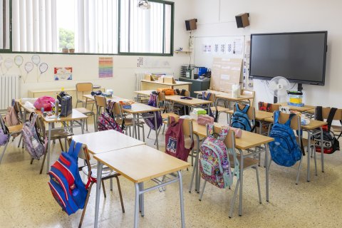 Imagen de archivo de la Escola Sant Salvador.