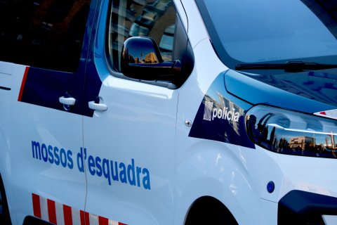 Imagen de una patrulla de los Mossos d