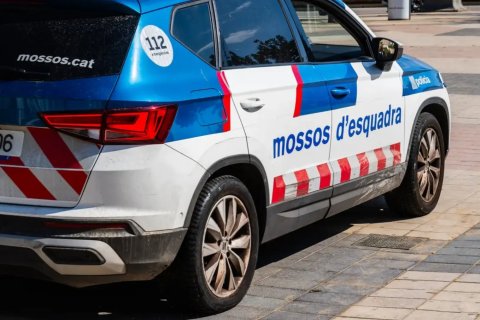 Un coche de los Mossos d