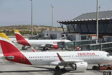 Aviones de Iberia.