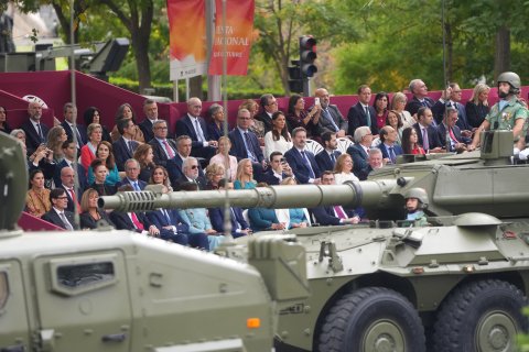 Desfile del cuerpo y fuerzas de seguridad por el 12 de Octubre en Madrid