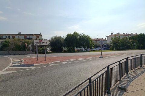 Son muchos los que cruzan la carretera por la isleta de acceso y salida de la carretera.