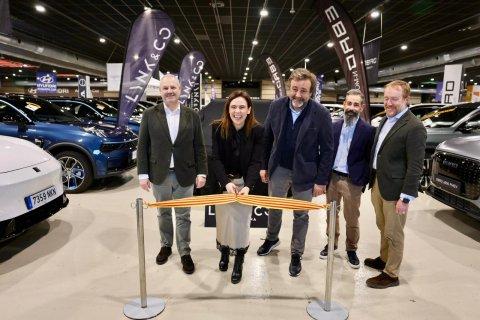 La alcaldesa de Reus, Sandra Guaita, ha sido la encargada de inaugurar la Expofira KM0 de este 2026.