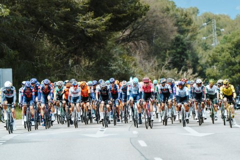 Imagen del pelotón en una de las ediciones anteriores.