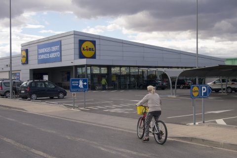 Un supermercado Lidl en Deltebre, en una imagen de archivo