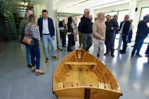 El conseller Ordeig durant la seua visita a l