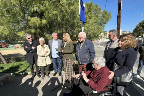 La familia de Parera agradeció el homenaje.