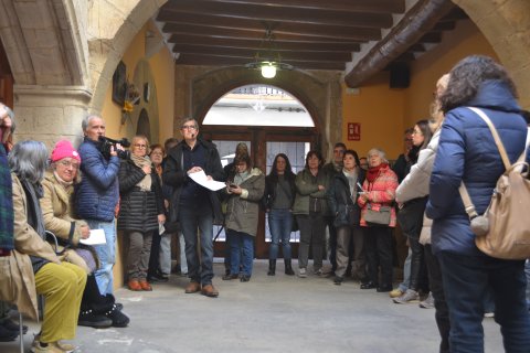 Instant de la ruta dirigida per Jordi Roca, a l