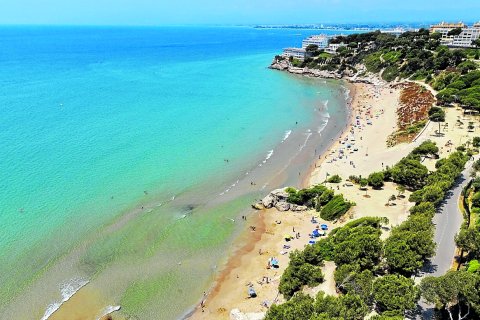 La playa Llarga de Salou tiene dunas naturales y vegetación autóctona.
