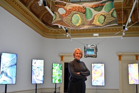 La peça fa repàs de tota la carrera de Marie-France Veyrat