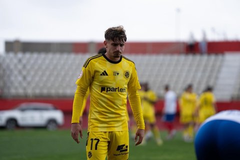 Pau Martínez en la derrota grana en Algeciras.