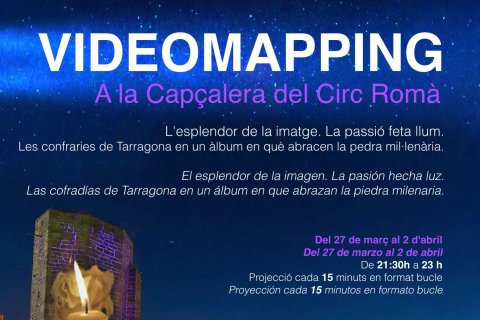 Programación del videomapping de Semana Santa en Tarragona