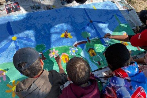 També van fer tallers, relacionats amb Pradell de la Teixeta.