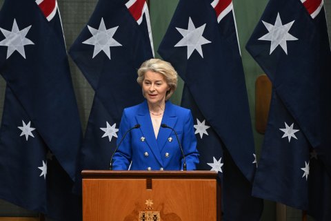 La presidenta de la Comisión Europea, Ursula von der Leyen.