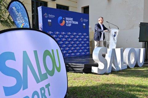 Albert Viñas, en la presentación de la nueva edición de la Mare Nostrum Cup Easter este martes en el Patronato de Turismo de Salou.