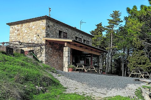 El refugio excursionista actual.