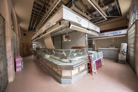 Imagen de una de las paradas que todavía están montadas en el Mercat del Fòrum.