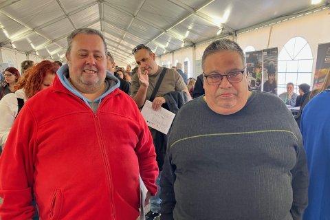 José Hill y José García lamentan que la edad sea una traba para encontrar empleo.