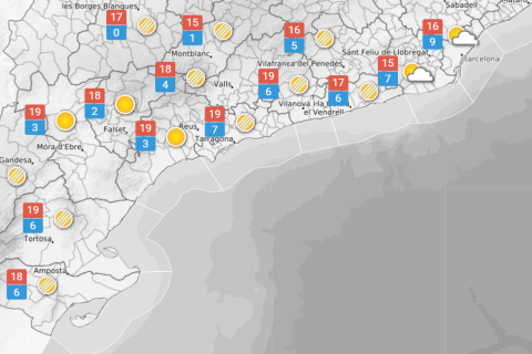 La previsió del temps per aquest divendres 27 de març