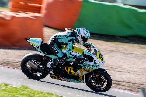 Paola Ramos, Superpao58, rodando en el circuito de Portimao.