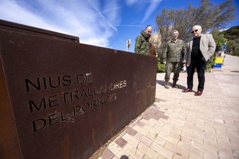 El nuevo acceso que se ha abierto para visitar el espacio.