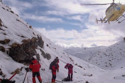 Imagen de un rescate tras un episodio de torb