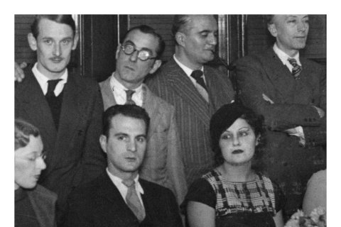 Fenosa y su pareja, la pintora Montserrat Fargas. Barcelona, años treinta