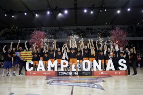 Valencia Basket conquistó la Copa de la Reina en Tarragona.