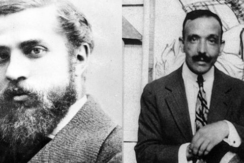 Retrats d’Antoni Gaudí i de Josep Maria Jujol