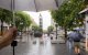 Imagen de la ciudad de Tarragona en un día de lluvia en verano