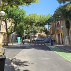 Aspecto de la avenida Verge de Montserrat de Vila-seca, tras las obras de mejora.
