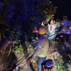 Momento del rescate.