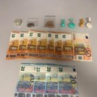 La mujer tenía speed, hachís, éxtasis y 480 euros en billetes fraccionados