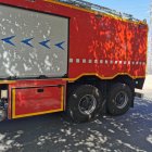 Al lugar del incidente han acudido cuatro dotaciones de bomberos.