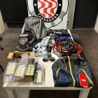 Material intervenido por la Guardia Urbana.