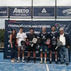 Enric Sanmartí y Tonet Sans, a la derecha.