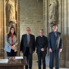 Acte de presa de posessió dels vicaris generals, al Palau Episcopal.