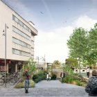 Así quedaría la rampa de la calle Sant Pere de Calafell