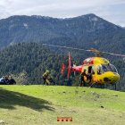 Un rescate en helicóptero.