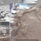 Zona afectada por el temporal en Terres de l'Ebre.