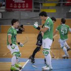 Xaus celebra el gol marcado ante su exequipo el Calafell.