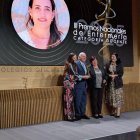 La enfermera premiada, Maria Jiménez, secretaria general de la URV.