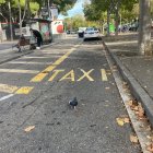 La parada de taxi de la estación de Calafell