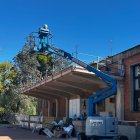 Imatge de les obres al Centre Cívic Ponent de Reus.