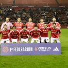 Este fue el once inicial del Nàstic ante el Atlético Madrileño.